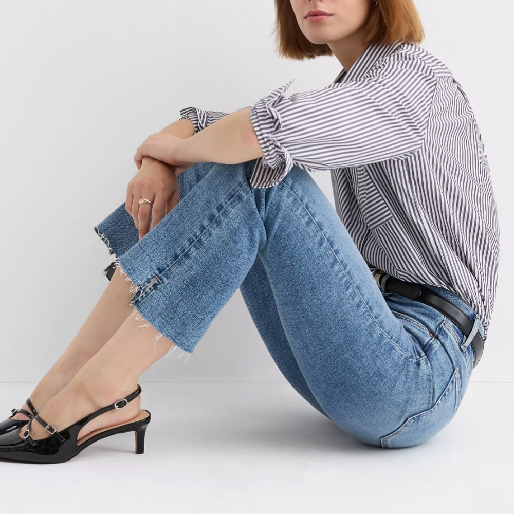 LOFT The Kick Cropped Jean